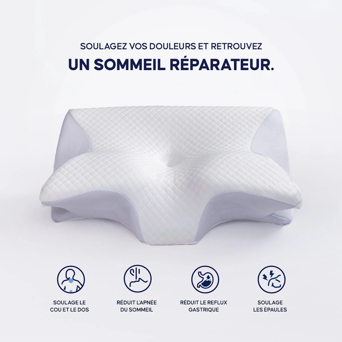 Oreiller Ergonomique Mémoire de Forme - Image 2