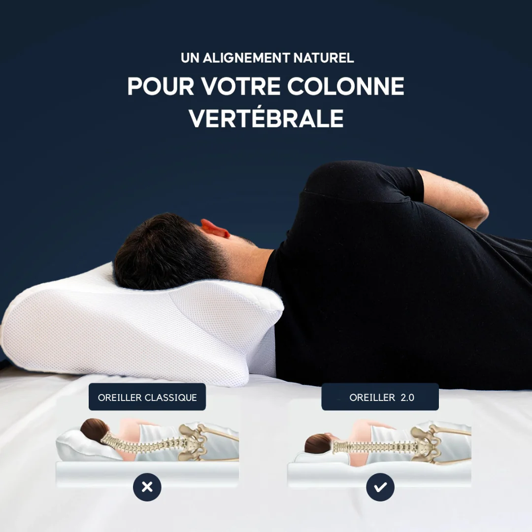 Oreiller Ergonomique Mémoire de Forme - Image 4