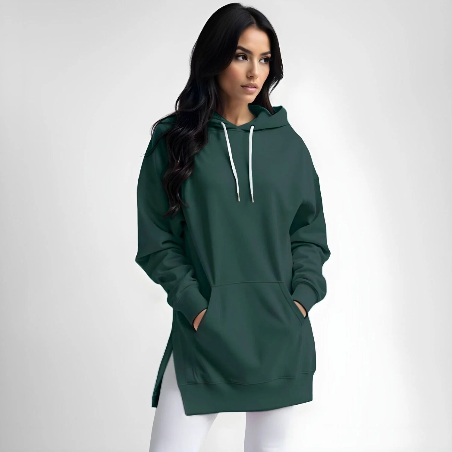 Robe à capuche oversize - Image 3