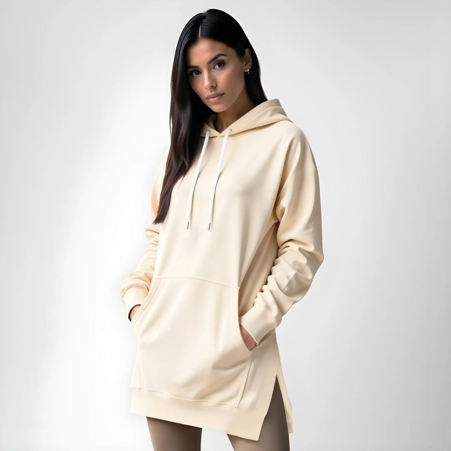 Robe à capuche oversize - Image 4