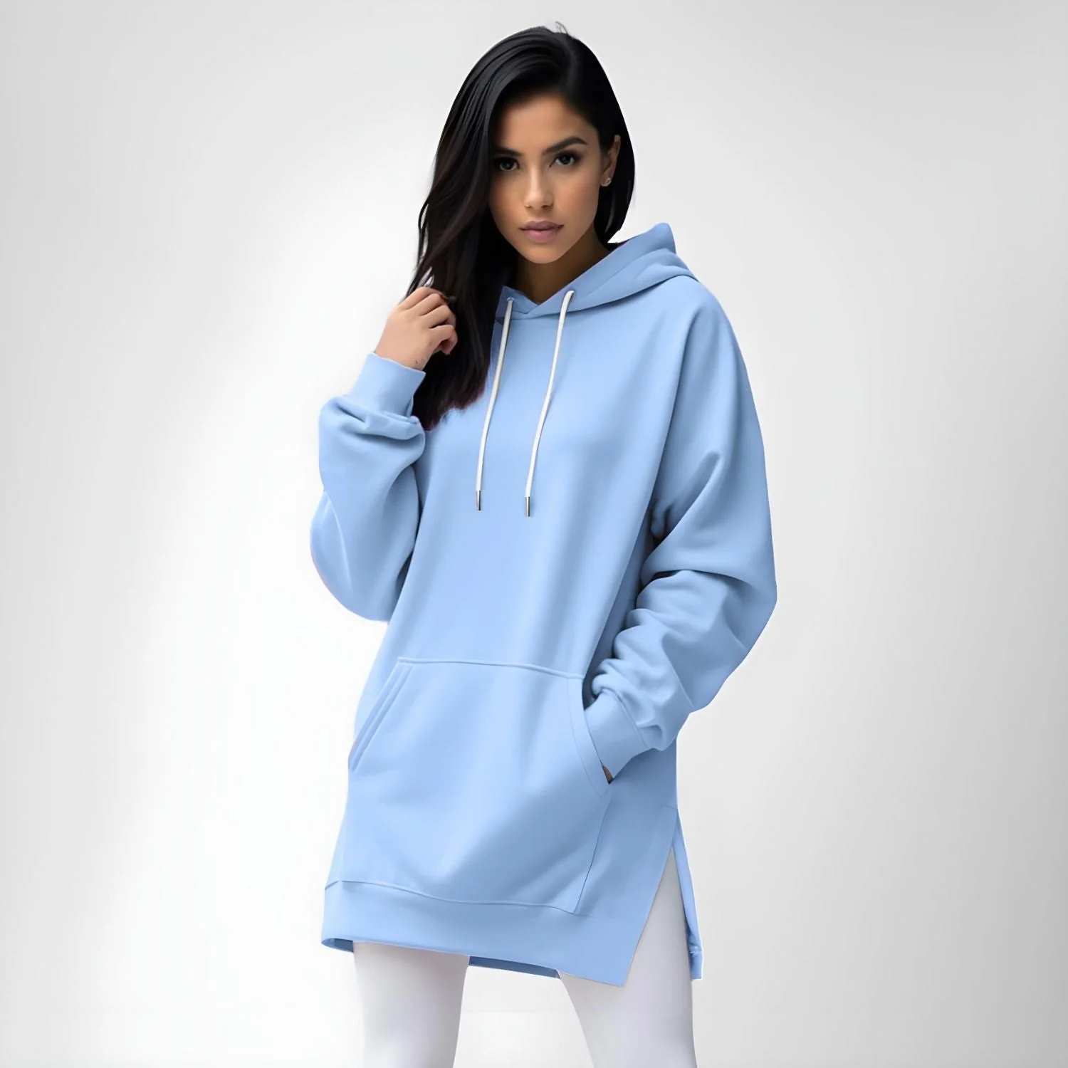 Robe à capuche oversize - Image 7
