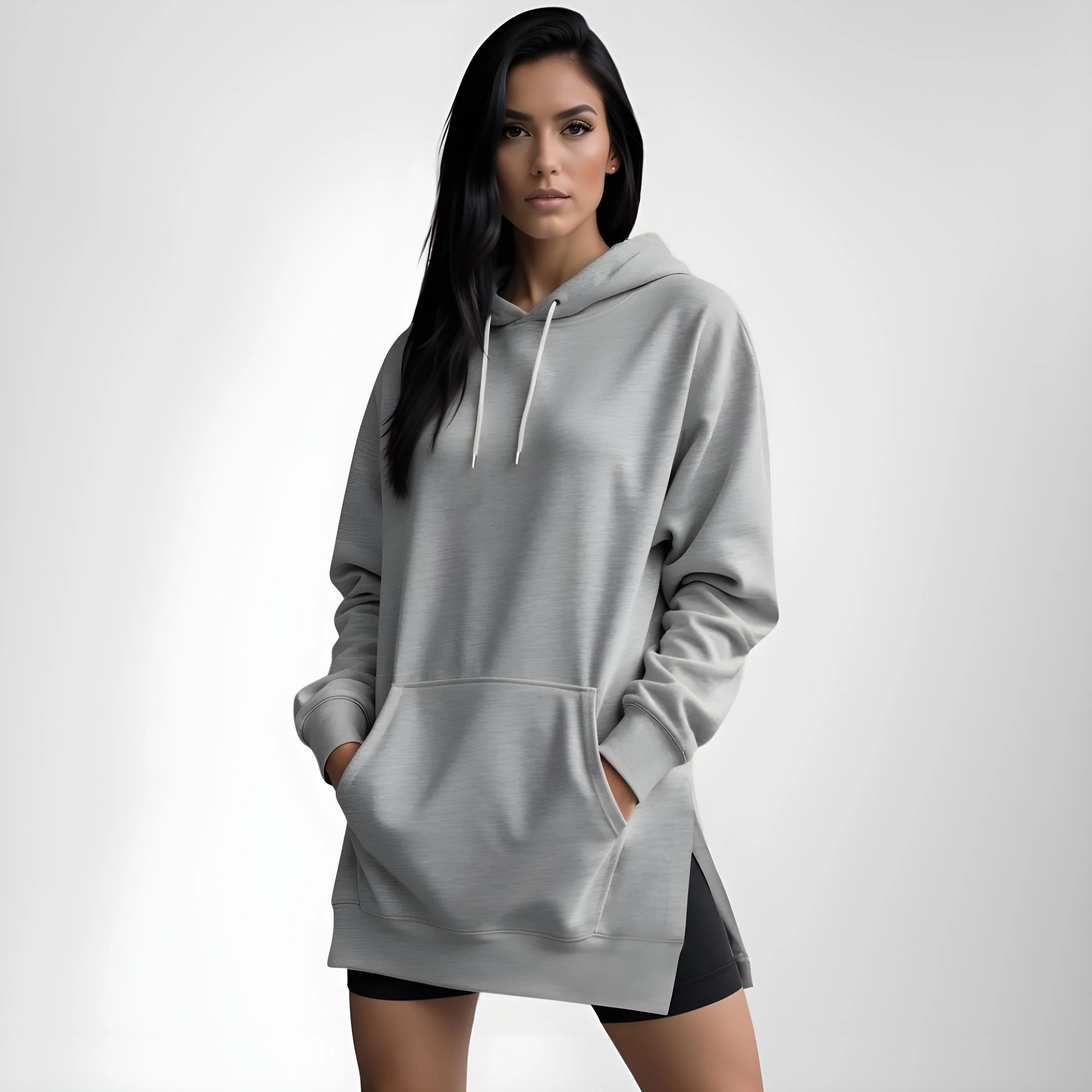 Robe à capuche oversize - Image 9