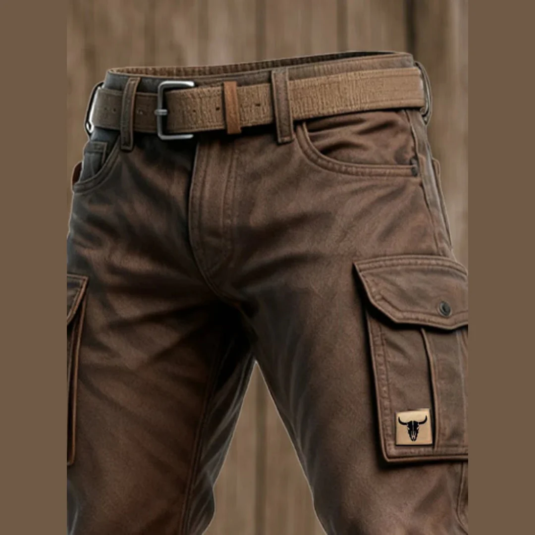 Pantalon cargo doublé homme - Image 4