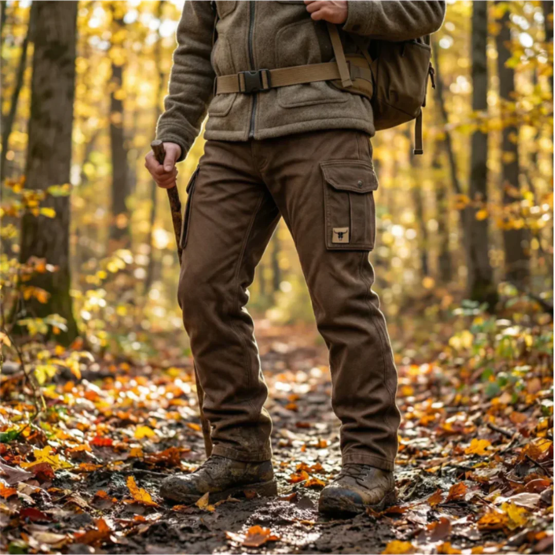 Pantalon cargo doublé homme - Image 5