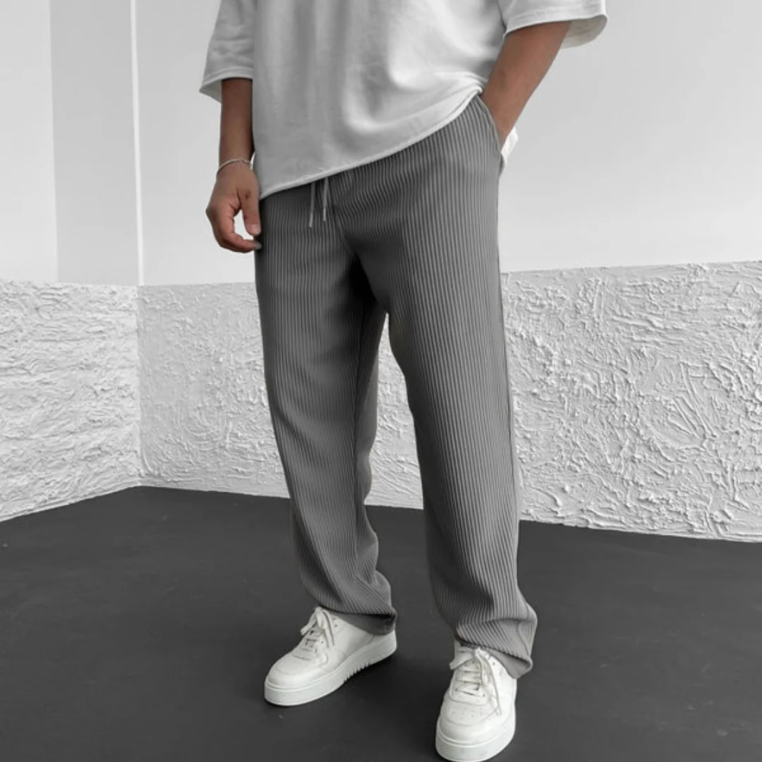Pantalon côtelé décontracté homme - Image 12