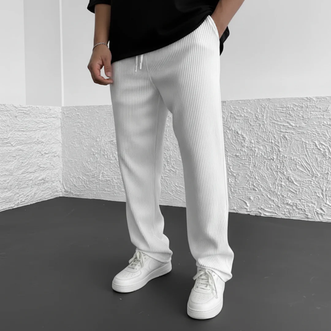 Pantalon Côtelé Taille Élastique - Image 5
