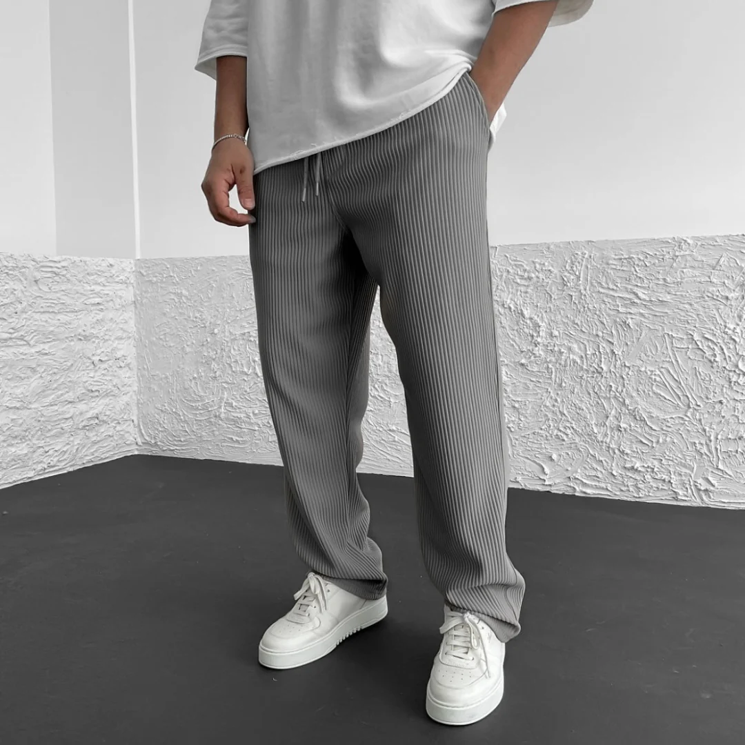 Pantalon Côtelé Taille Élastique - Image 7