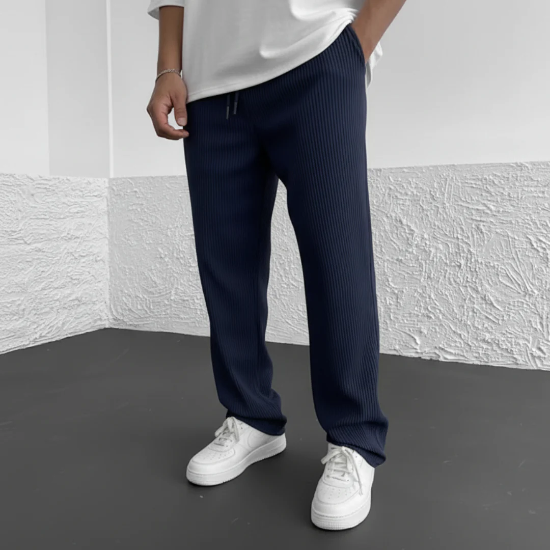 Pantalon Côtelé Taille Élastique - Image 9