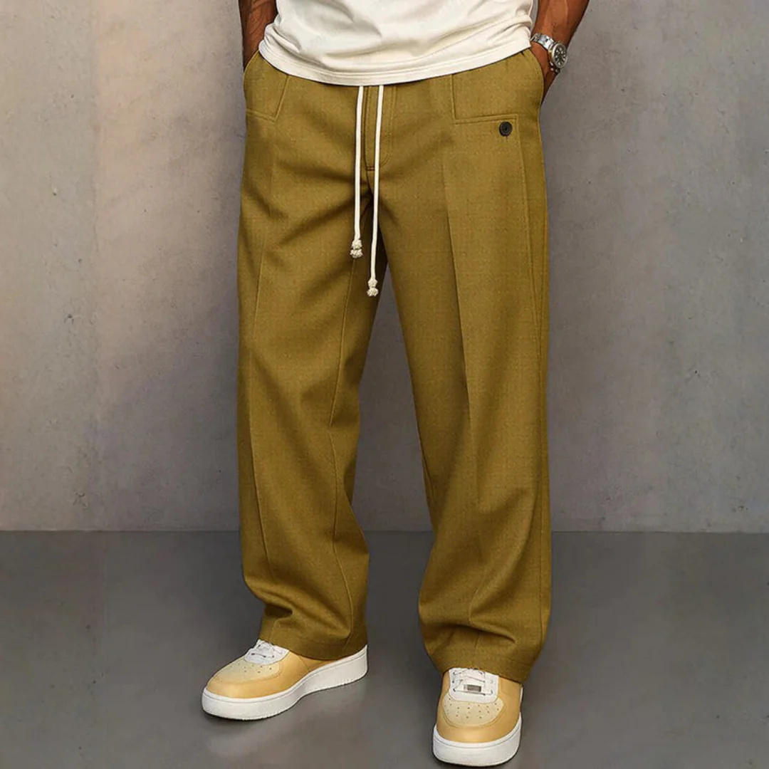 Pantalon élégant à cordon ajustable - Image 2