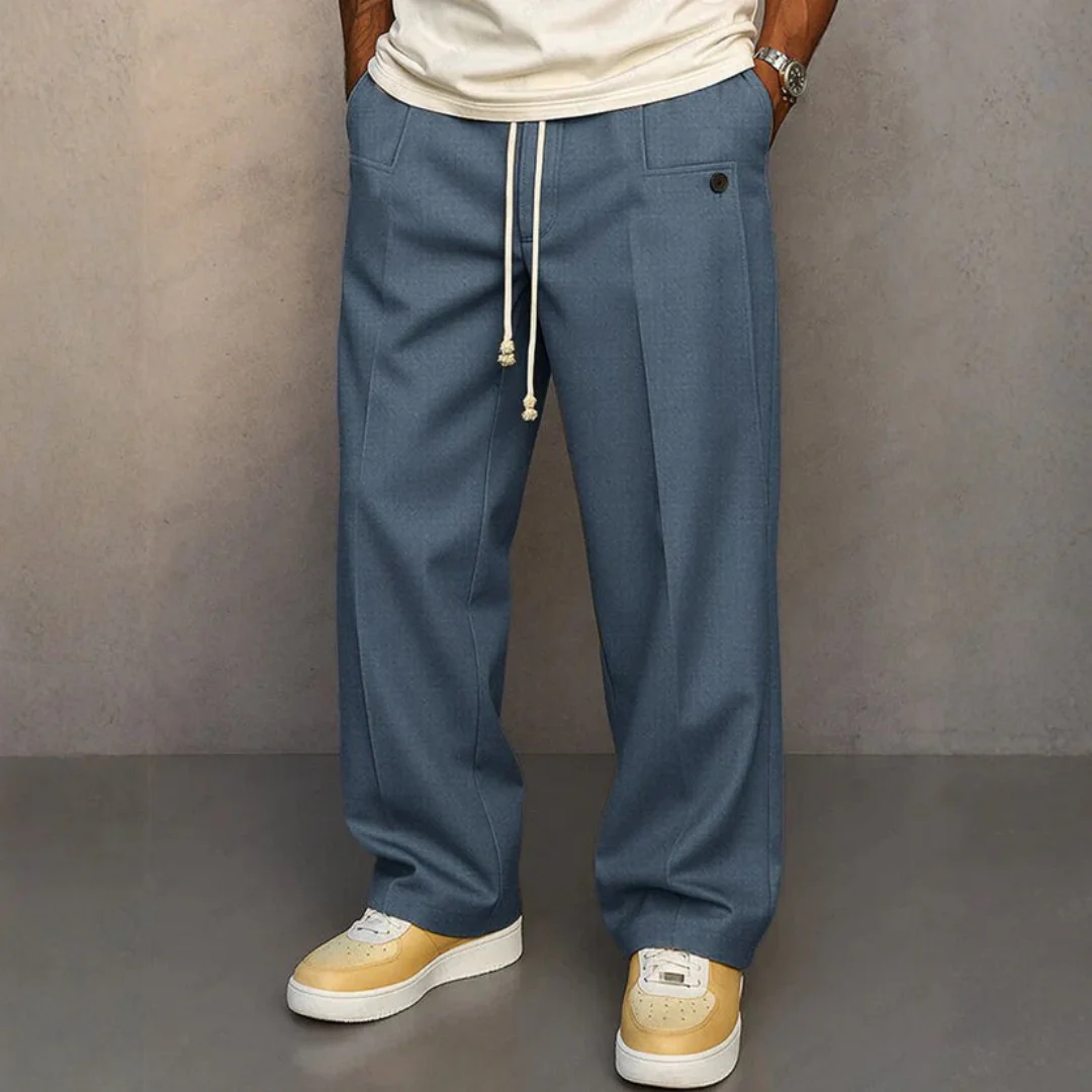 Pantalon élégant à cordon ajustable - Image 4