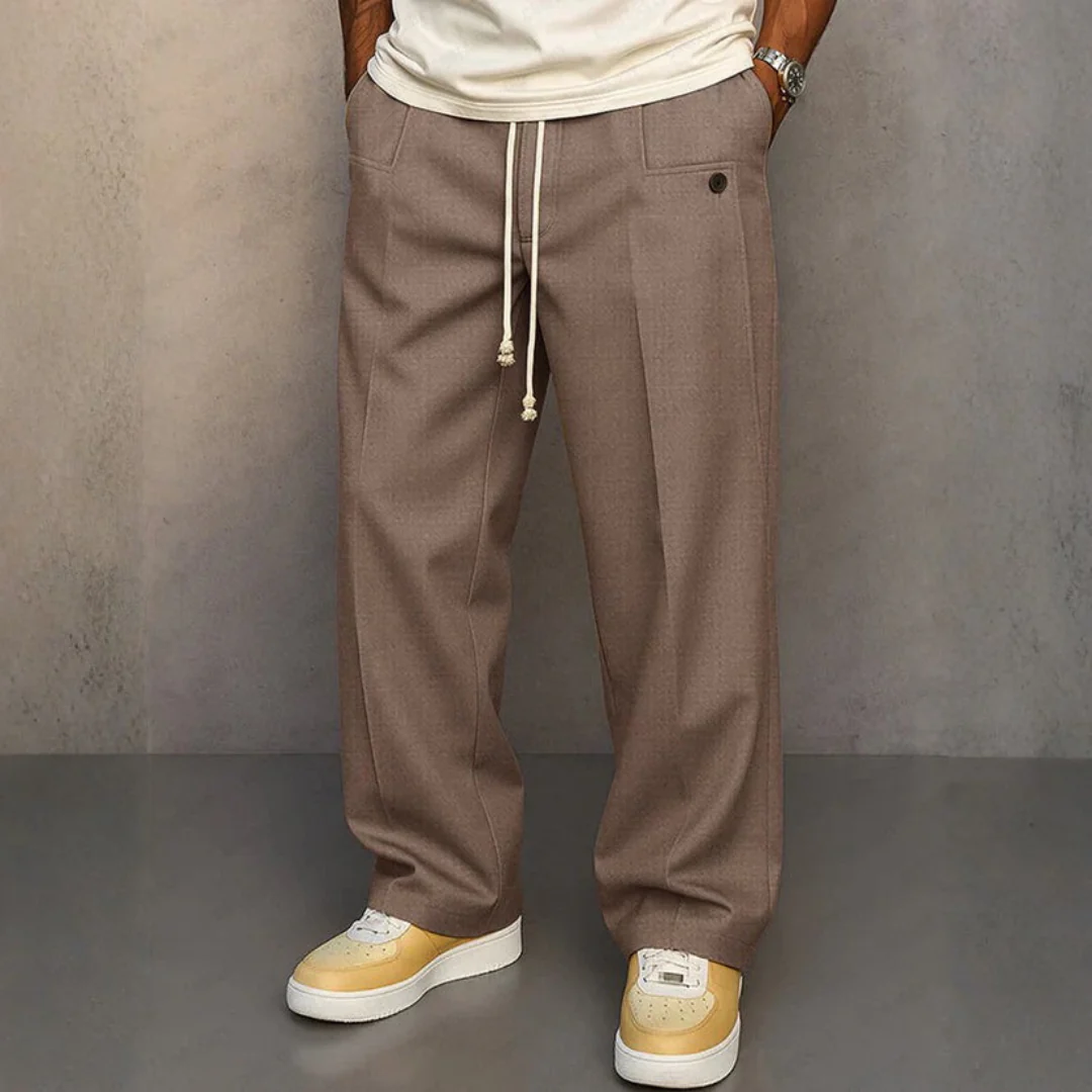 Pantalon élégant à cordon ajustable - Image 5
