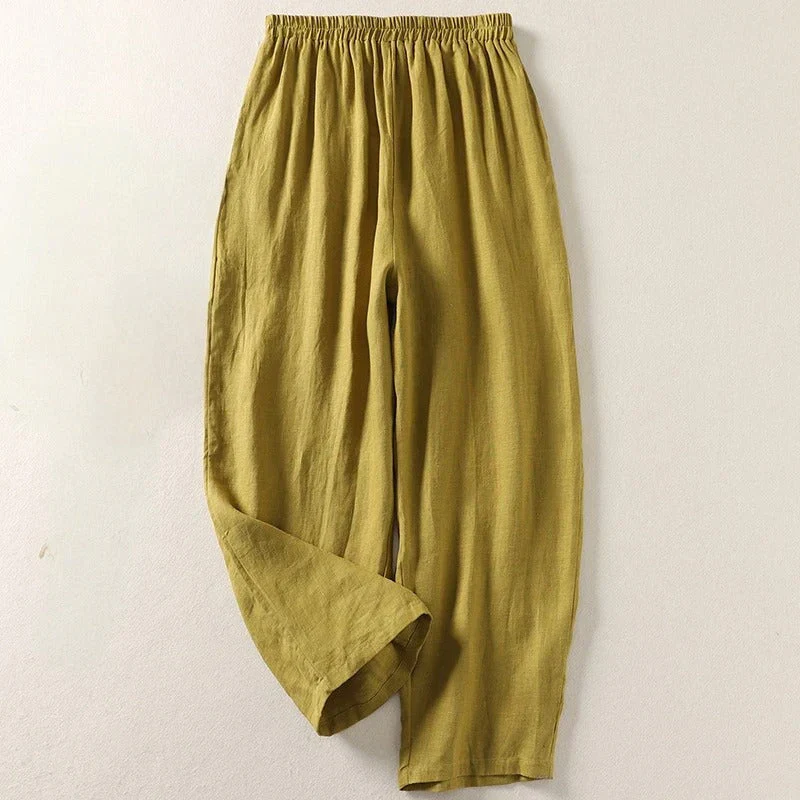 Pantalon fluide confortable taille élastique - Image 2