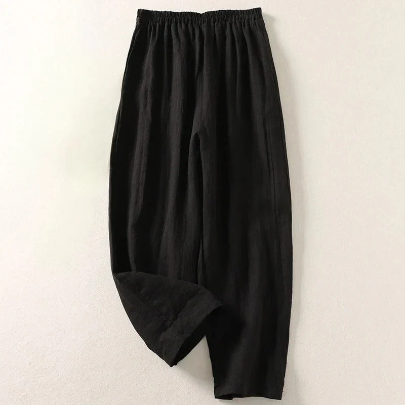 Pantalon fluide confortable taille élastique - Image 3