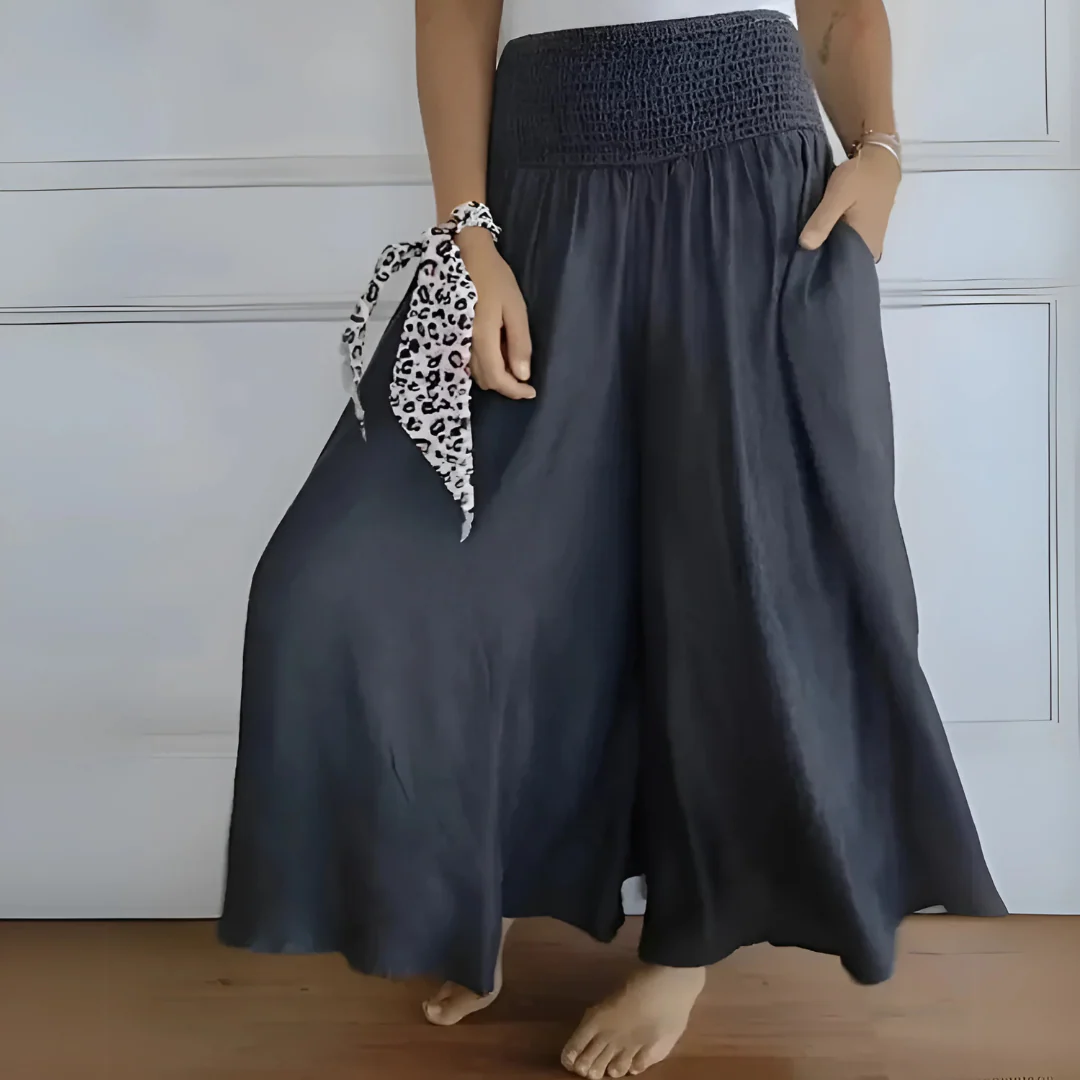 Pantalon jupe-culotte confortable - Image 4