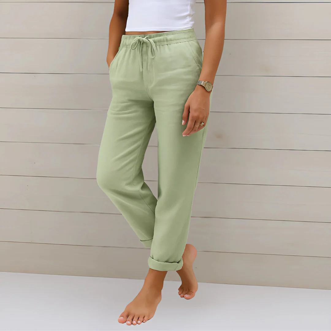 Pantalon léger en lin pour femme - Image 6