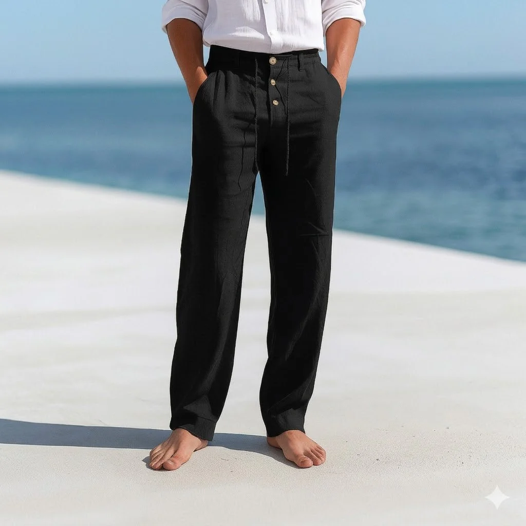 Pantalon léger en lin pour homme - Image 3