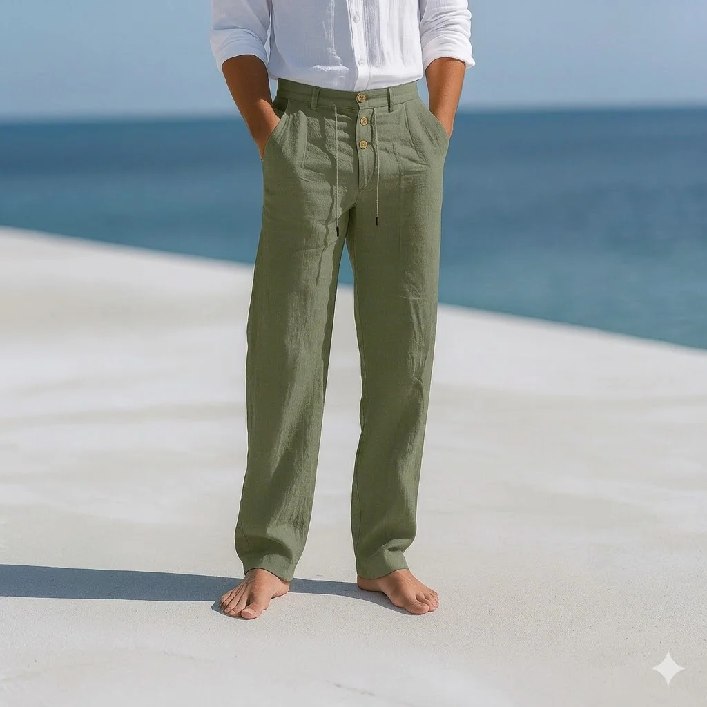 Pantalon léger en lin pour homme - Image 5
