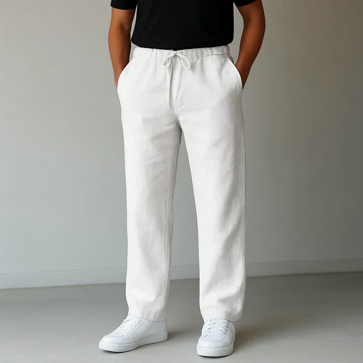 Pantalon ample en lin pour homme - Image 3