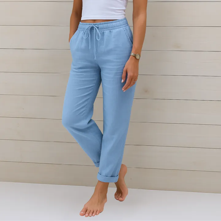 Pantalon en lin stretch respirant - Image 2