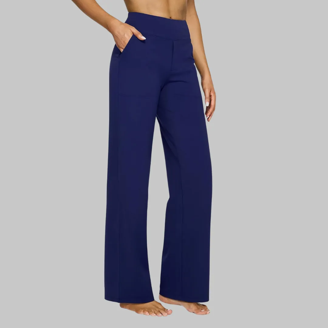 Pantalon stretch femme taille haute - Image 10