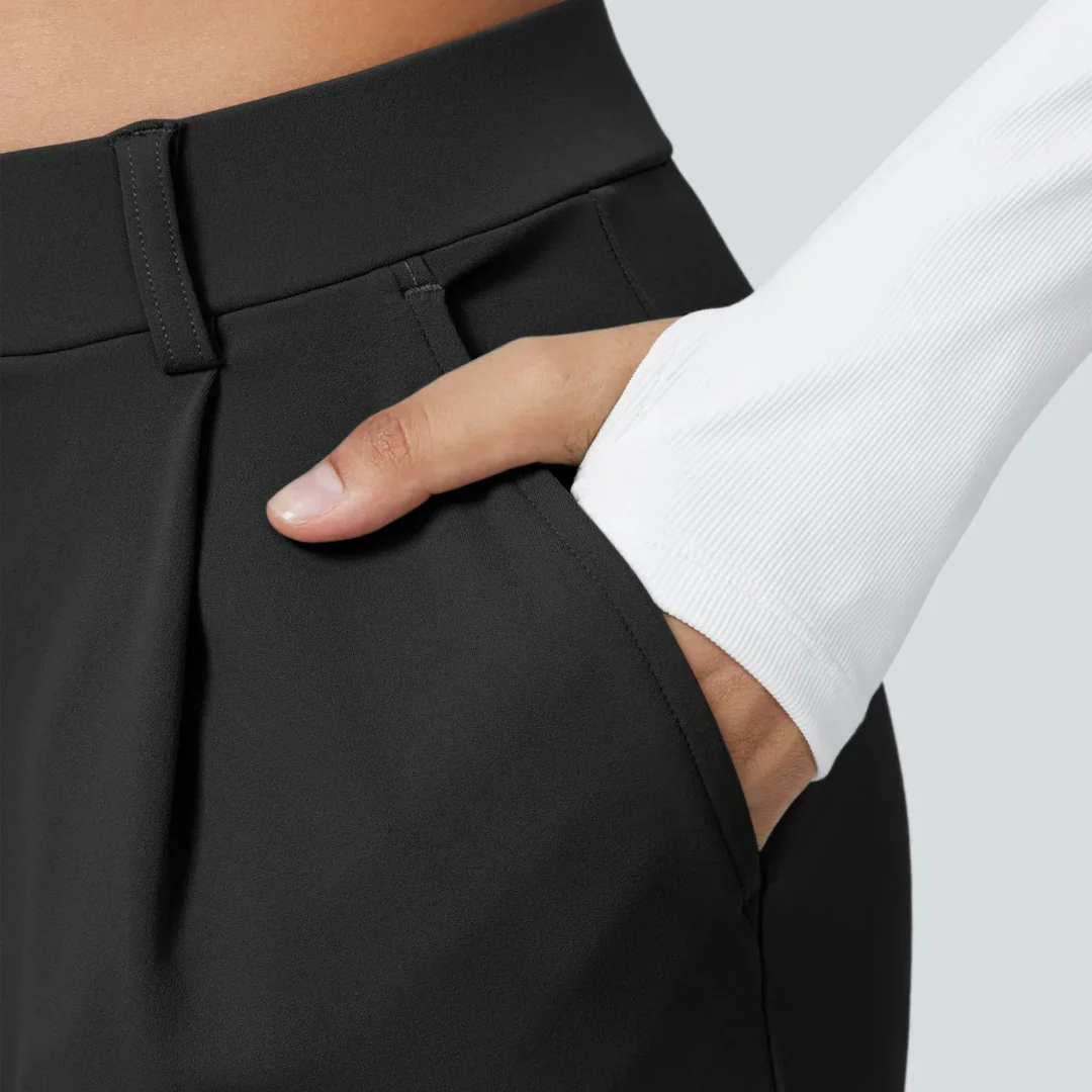 Pantalon fluide taille haute femme - Image 15
