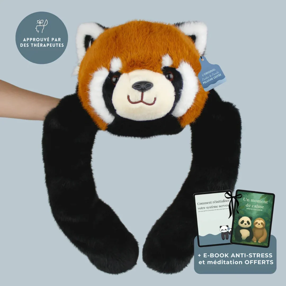 Peluche Panda Relaxante avec Bras Lestés - Image 9