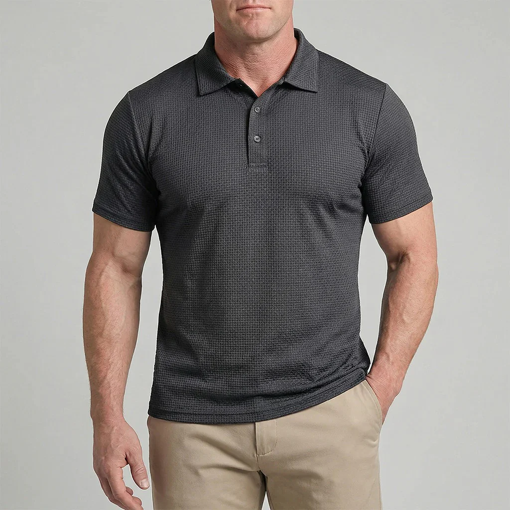 Polo homme confort ajusté - Image 3