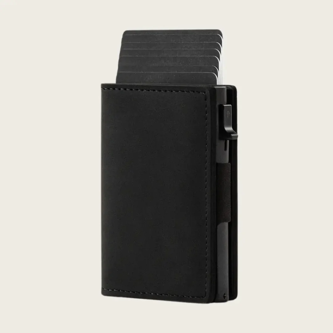Portefeuille compact sécurisé anti-RFID