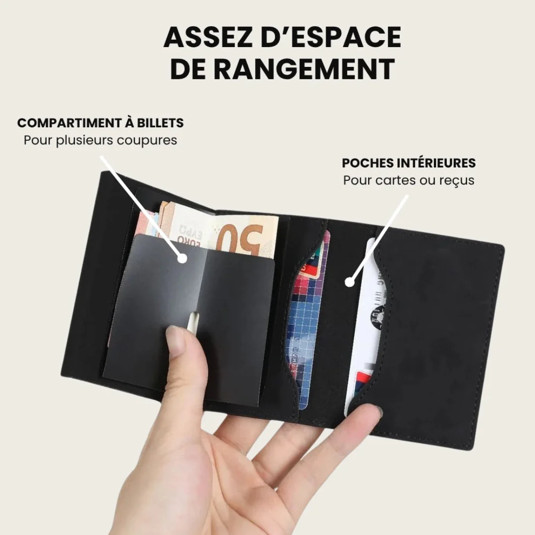 Portefeuille compact sécurisé anti-RFID - Image 3