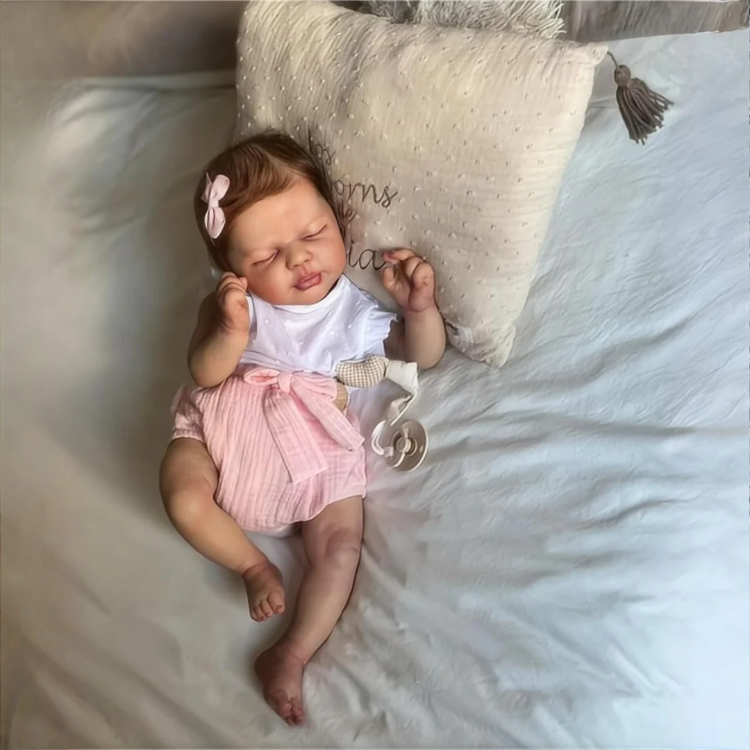 Poupée bébé réaliste en silicone souple - Image 8