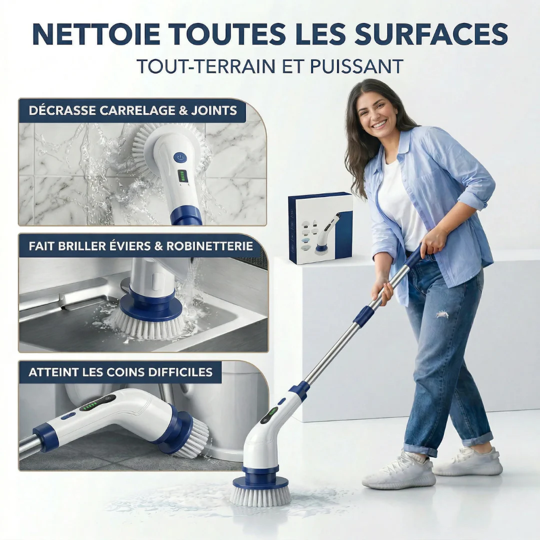 Appareil de nettoyage rotatif efficace et ergonomique pour votre maison - Image 3