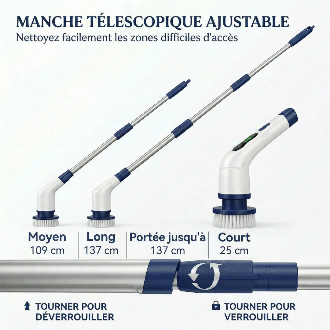 Appareil de nettoyage rotatif efficace et ergonomique pour votre maison - Image 4