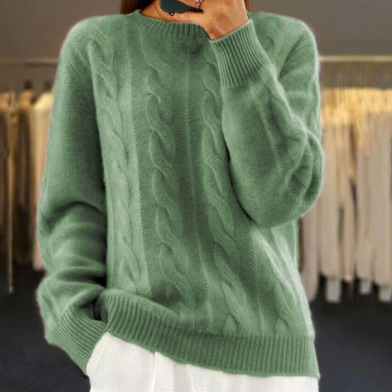 Pull doux torsadé femme - Image 3