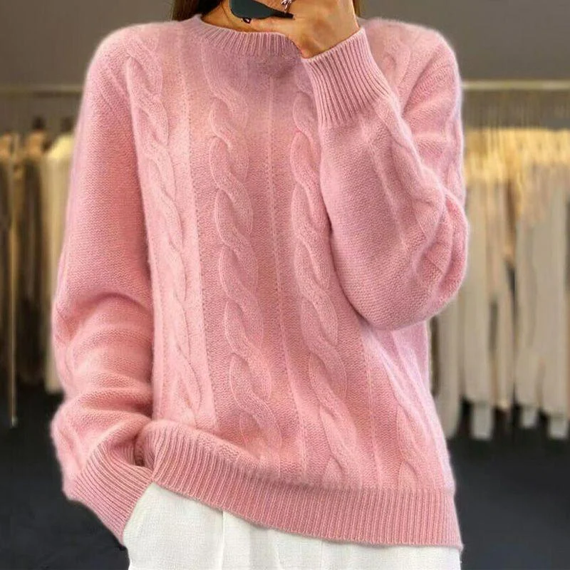 Pull doux torsadé femme - Image 4