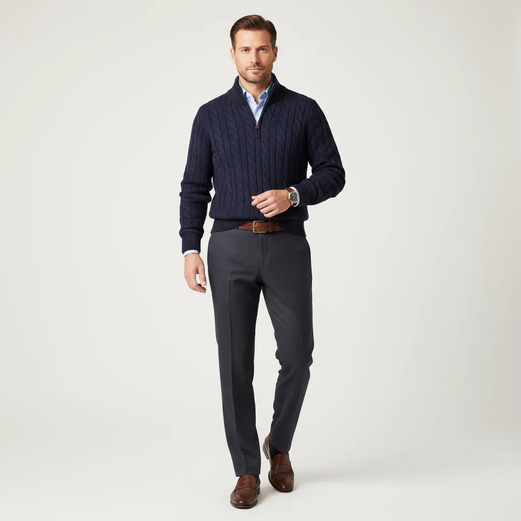 Pull en maille avec fermeture éclair - Image 19