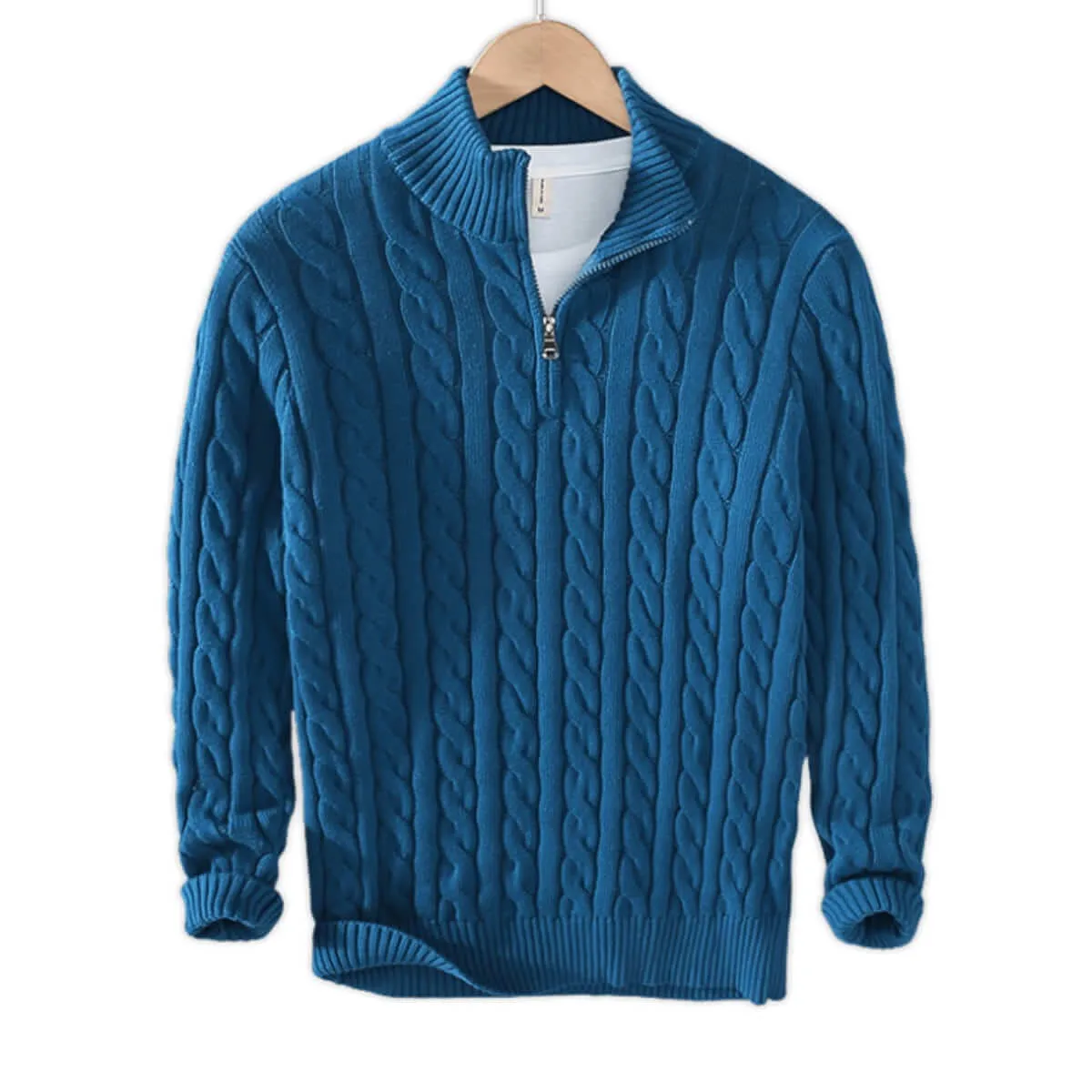 Pull en maille avec fermeture éclair - Image 4