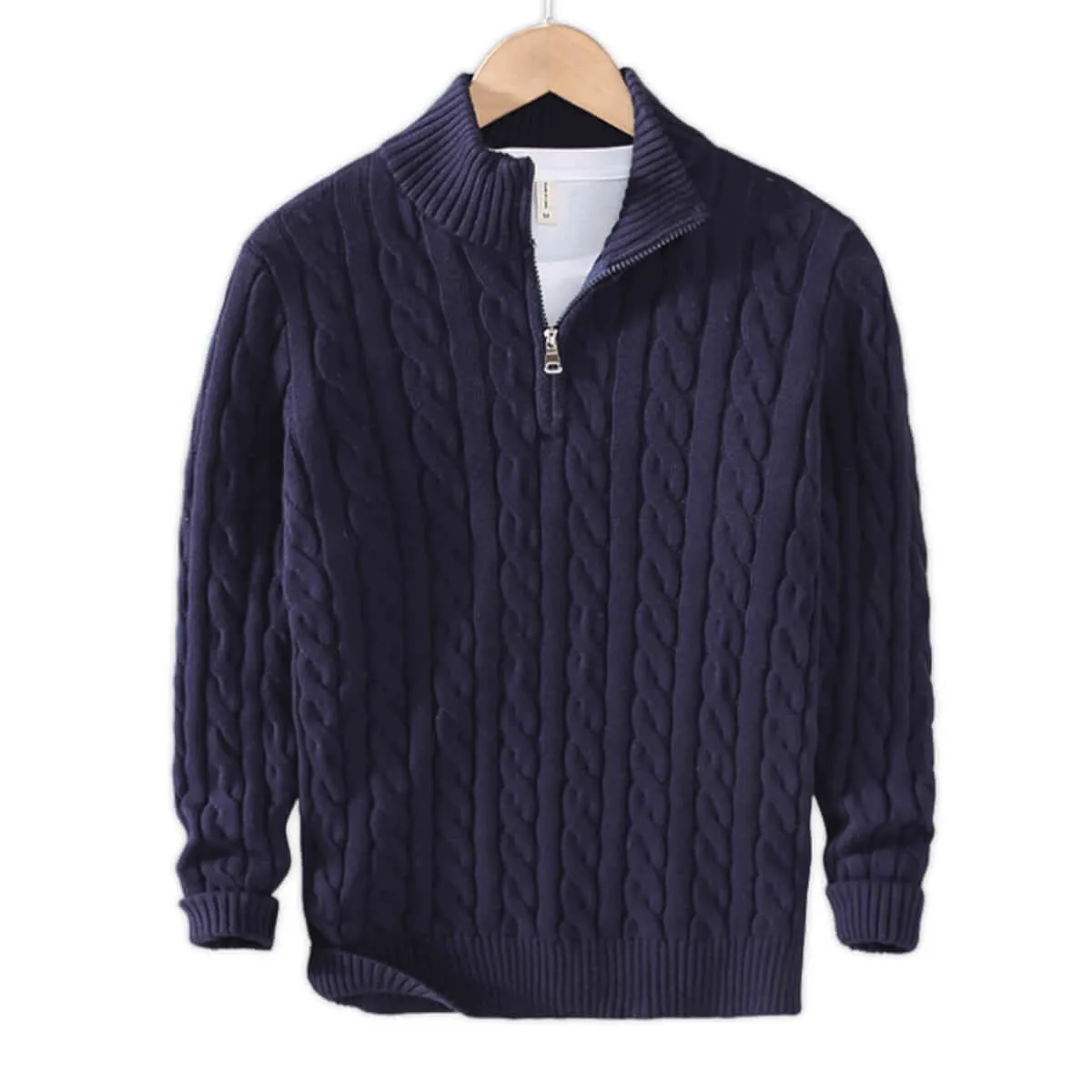 Pull en maille avec fermeture éclair - Image 5