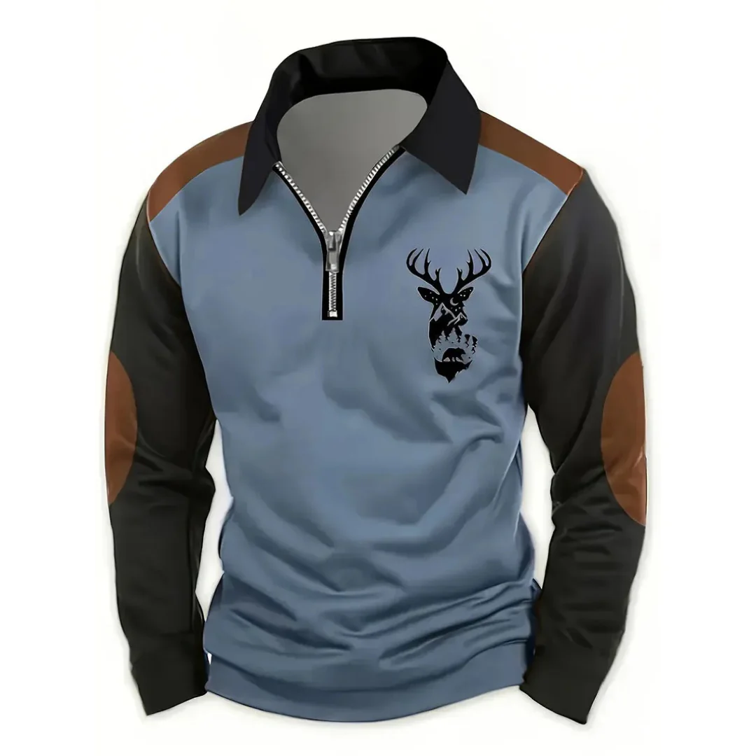 Pull homme avec fermeture éclair - Image 2