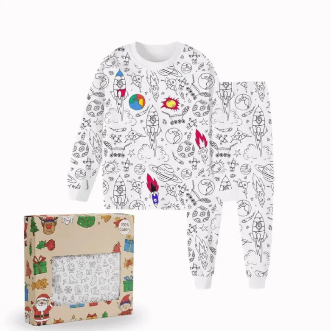 Pyjama à colorier pour enfants
