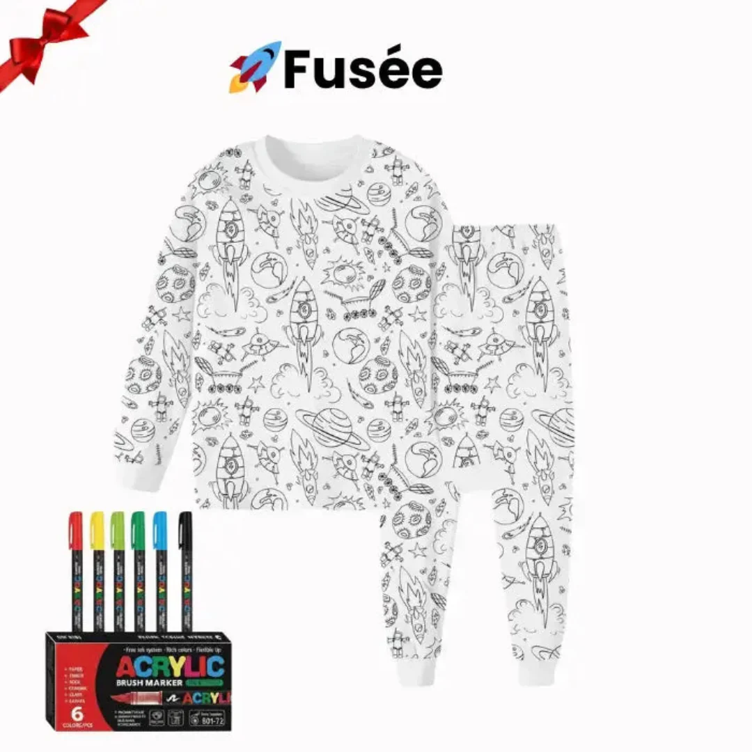 Pyjama à colorier pour enfants - Image 19