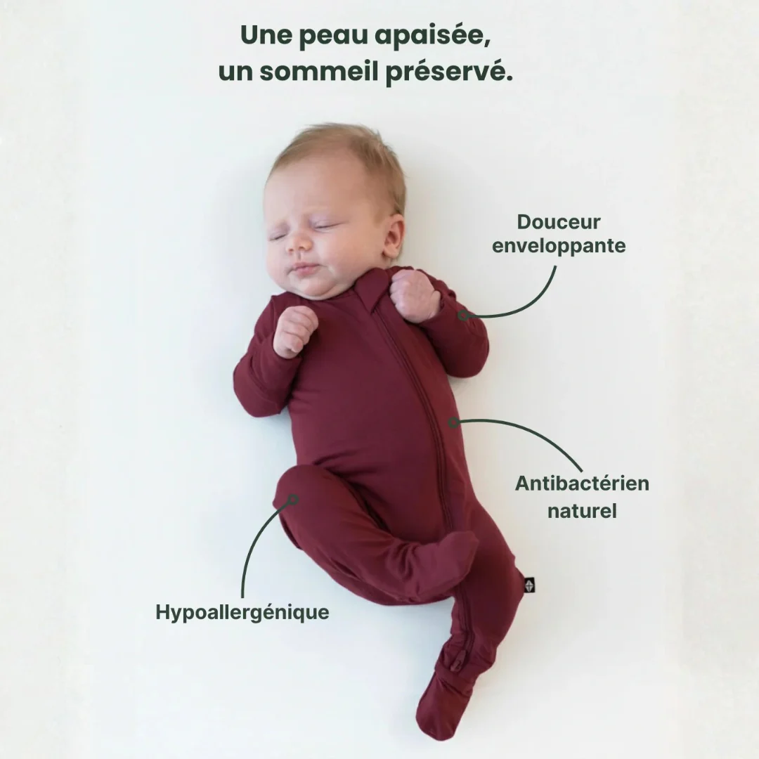 Pyjama bébé en bambou évolutif doux et confortable - Image 3