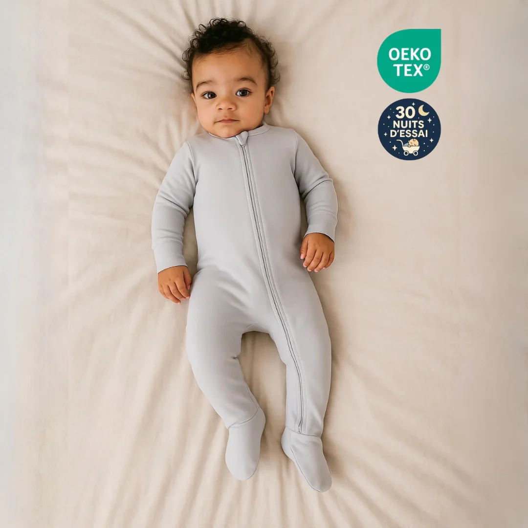 Pyjama bébé en bambou évolutif doux et confortable - Image 6
