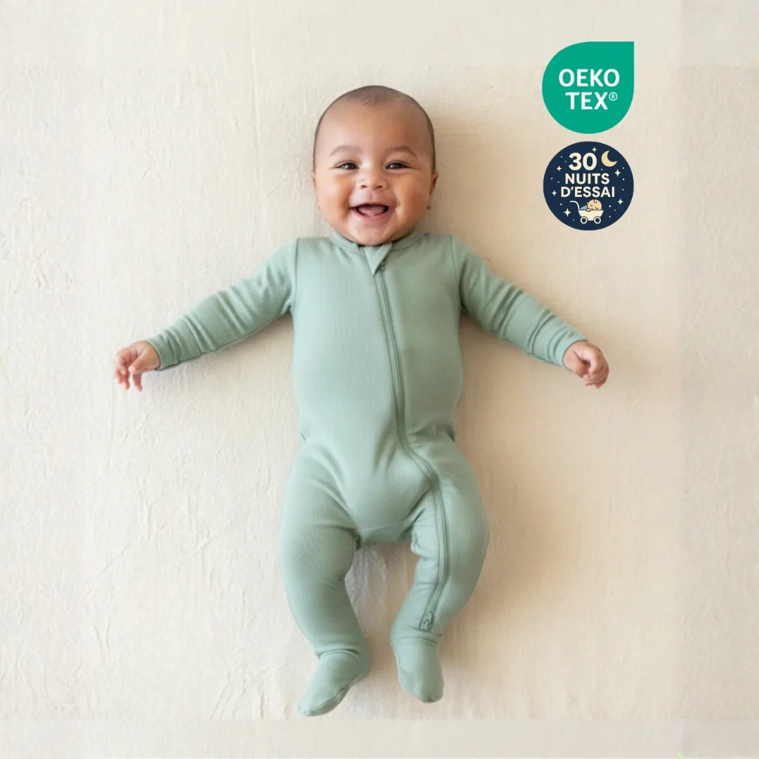 Pyjama bébé en bambou évolutif doux et confortable - Image 9