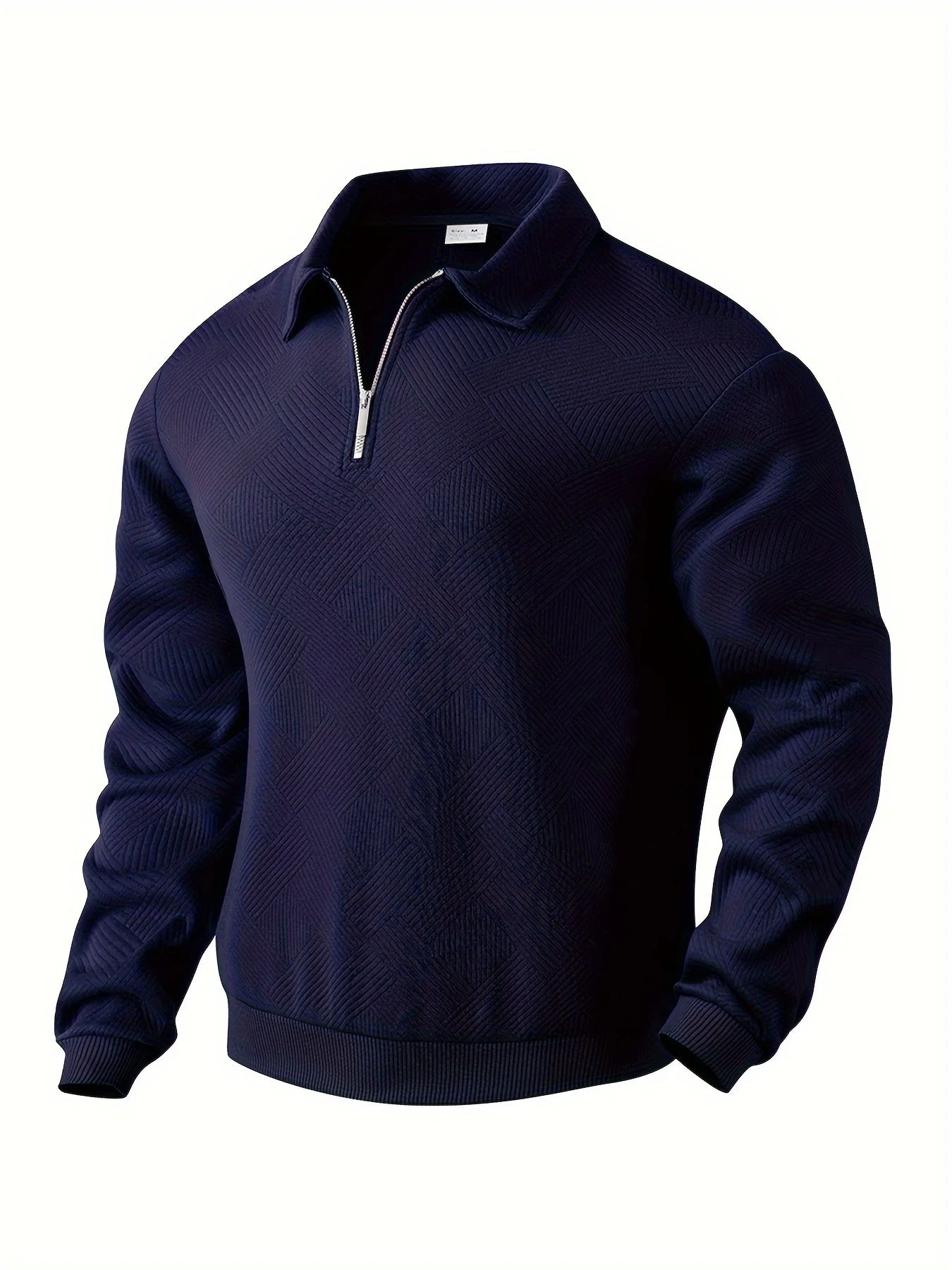 Rafael – Pull vintage pour homme avec fermeture éclair - Image 2