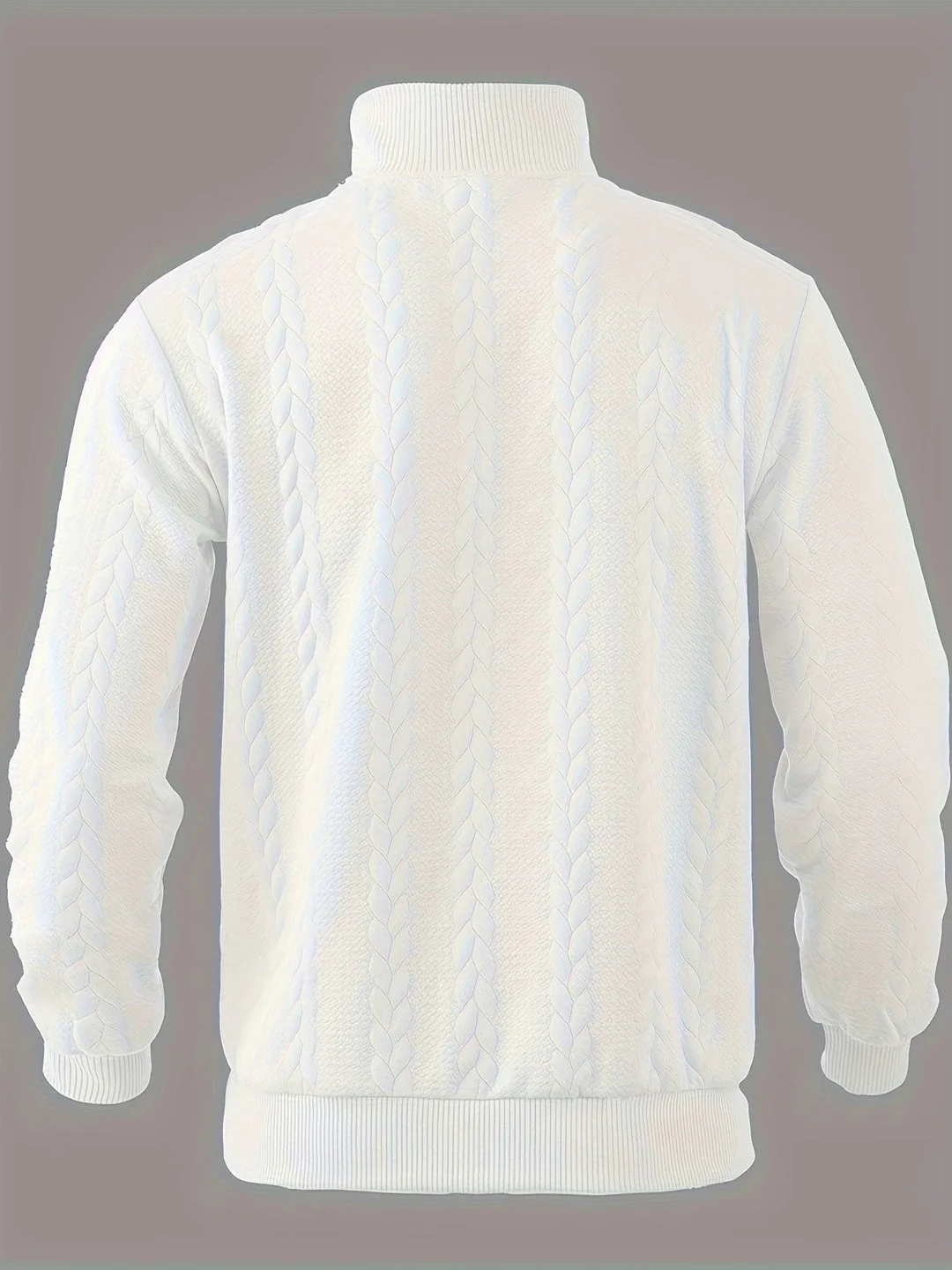 Rafael – Pull vintage pour homme avec fermeture éclair - Image 7