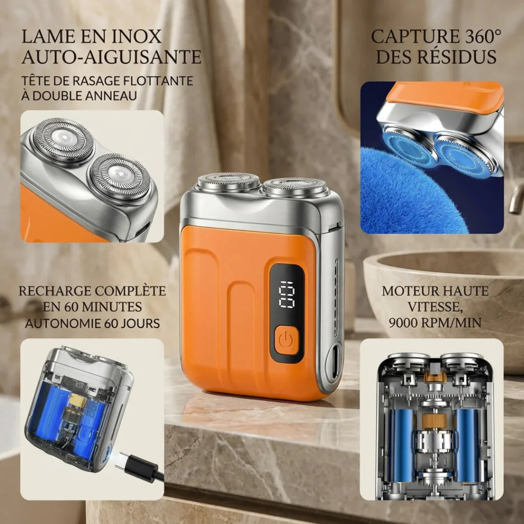 Rasoir Compact Rechargeable - Image 2