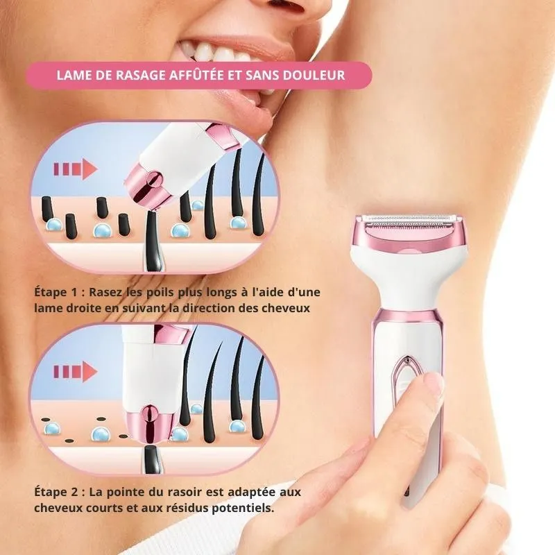 Rasoir Tondeuse 4-en-1 pour Femme - Image 4