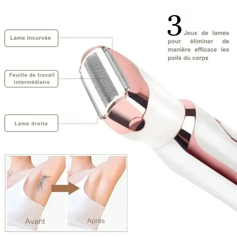Rasoir Tondeuse 4-en-1 pour Femme - Image 5