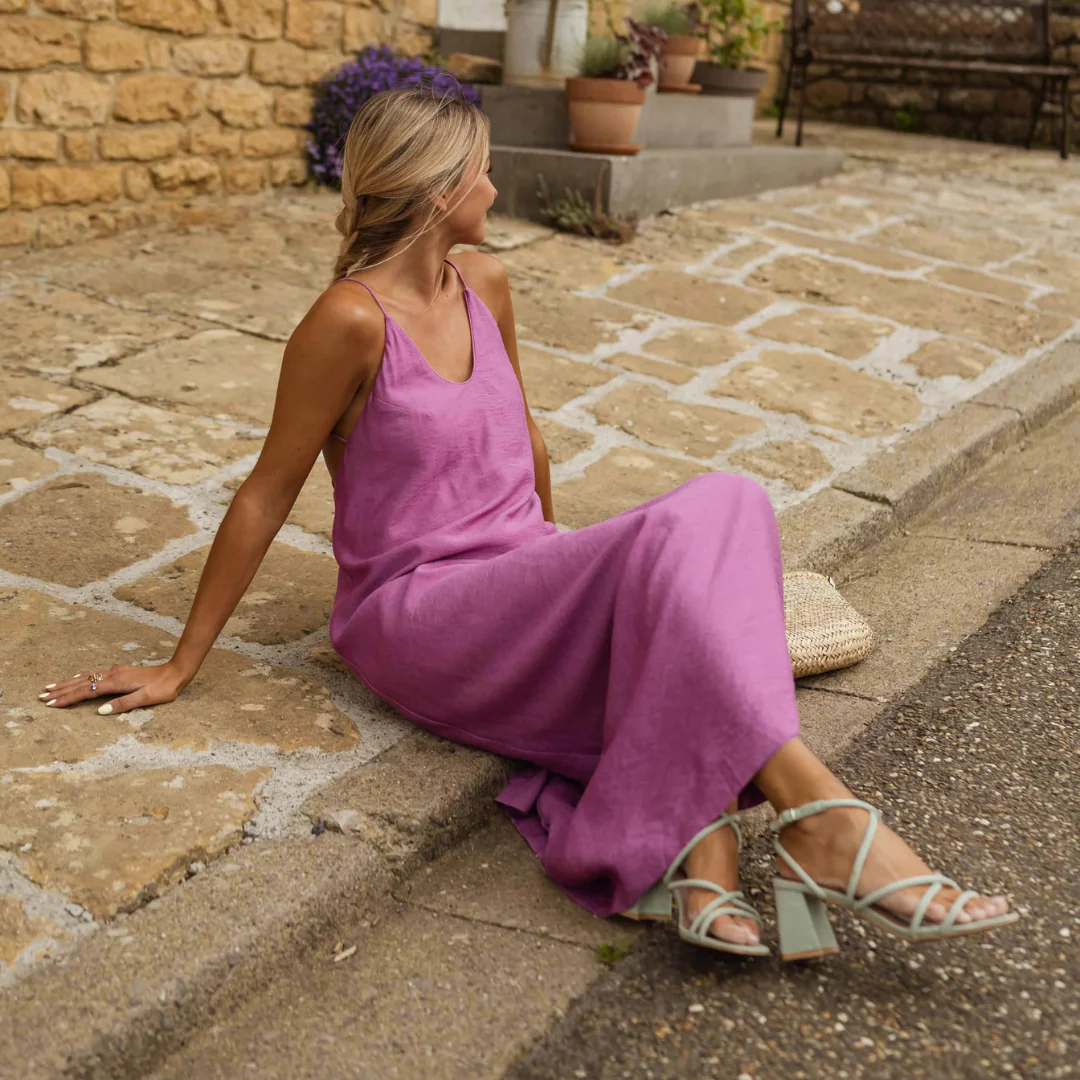 Robe longue fluide élégante femme - Image 2