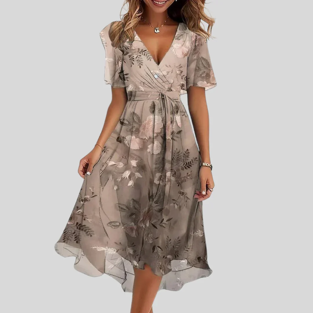 Robe d’été fluide à motif floral - Image 4